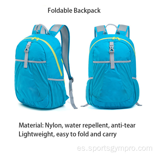 Mochila plegable de nylon en venta